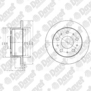 DELPHI BG4099 Fren Diski Arka (5d 280mm) Boxer Jumper Iii 06-